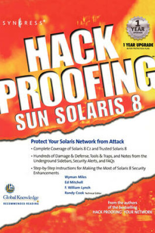 Cover of Hack Proofing Sun Solaris 8