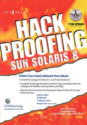 Book cover for Hack Proofing Sun Solaris 8
