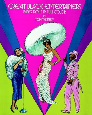 Book cover for Great Black Entertainers Paper Dolls#(Tierney)