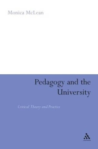 Cover of Pedagogy and the University