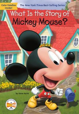 Book cover for What Is the Story of Mickey Mouse?