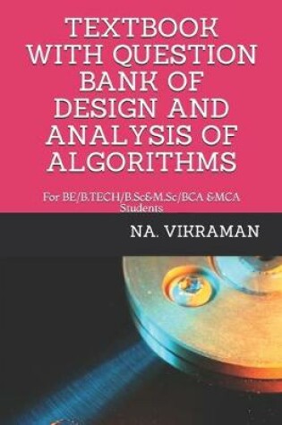 Cover of Textbook with Question Bank of Design and Analysis of Algorithm