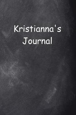 Book cover for Kristianna Personalized Name Journal Custom Name Gift Idea Kristianna