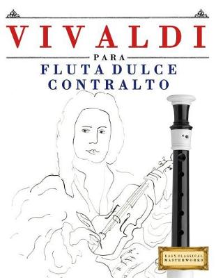 Book cover for Vivaldi Para Flauta Dulce Contralto