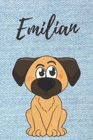 Cover of Personalisiertes Notizbuch - Hunde Emilian