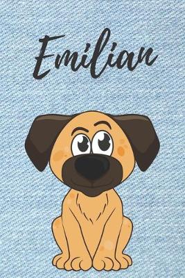 Book cover for Personalisiertes Notizbuch - Hunde Emilian