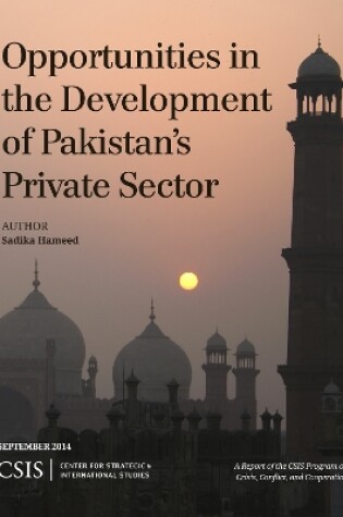 Cover of Opportunities in the Development of Pakistan's Private Sector