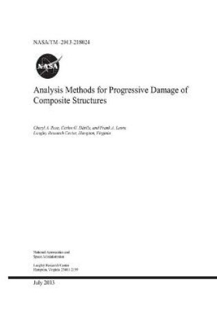 Cover of Analysis Methods for Progressive Damage of Composite Structures