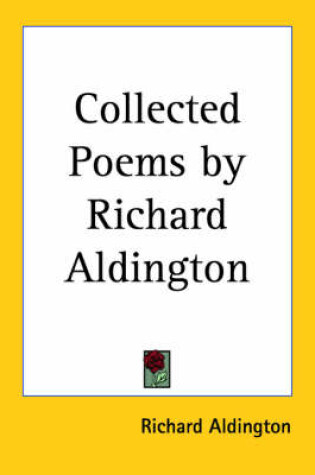 Cover of Collected Poems by Richard Aldington