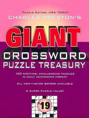 Book cover for Charles Preston's Giant Crossword Puzzle Treasury