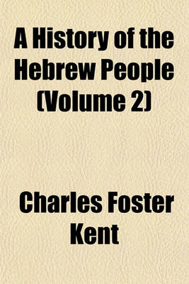 Book cover for A History of the Hebrew People (Volume 2)