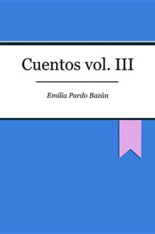 Cover of Cuentos Vol.III