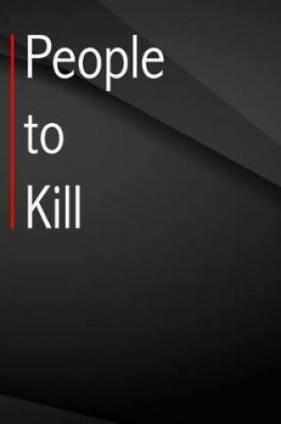 Cover of People to kill.