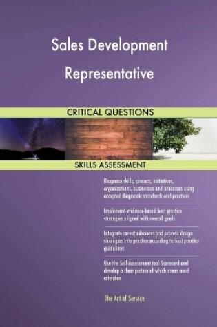 Cover of Sales Development Representative Critical Questions Skills Assessment