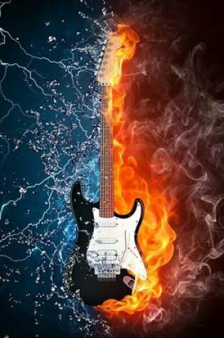 Cover of Electric Guitar on Fire, Jumbo Oversized