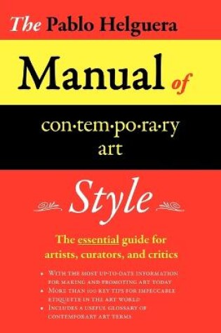 Cover of Manual Of Contemporary Art Etiquette