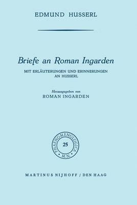 Book cover for Briefe an Roman Ingarden
