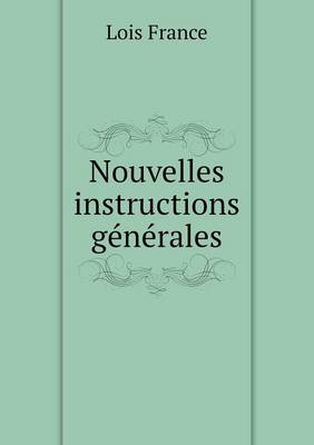 Book cover for Nouvelles instructions générales