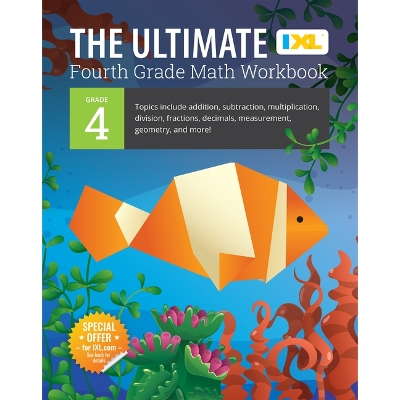 Cover of The Ultimate Grade 4 Math Workbook