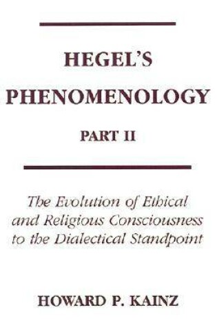 Cover of Hegel's Phenomenology, Part 2