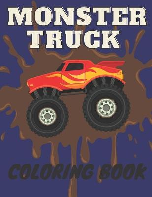 Book cover for Monster Truck Coloring Book