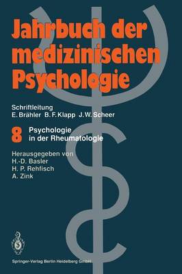 Cover of Psychologie in Der Rheumatologie