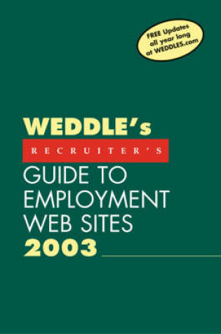 Cover of Weddles 2003 Recruiters GT 5ed
