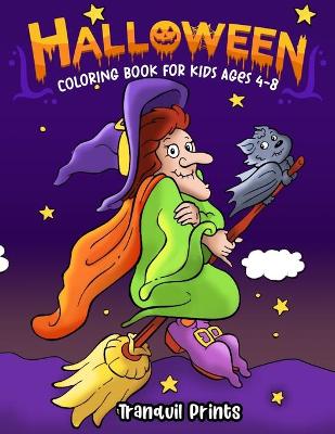 Book cover for Halloween Coloring Book for Kids Ages 4 - 8