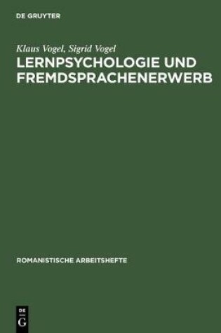 Cover of Lernpsychologie und Fremdsprachenerwerb