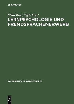 Cover of Lernpsychologie und Fremdsprachenerwerb