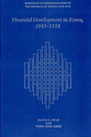 Cover of Financial Development in Korea, 1945–1978