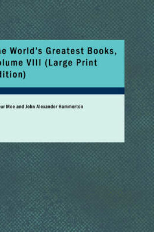 Cover of The World's Greatest Books, Volume VIII