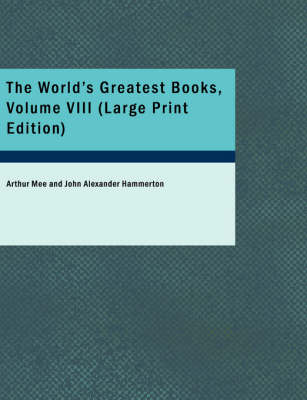 Book cover for The World's Greatest Books, Volume VIII