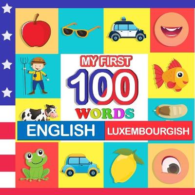 Book cover for my first 100 words English-luxembourgish