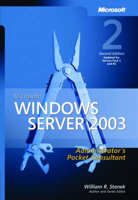 Cover of Microsoft Windows Server 2003 Administrator's Pocket Consultant