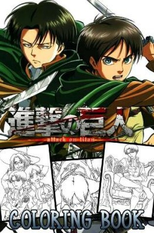 Cover of Attack On Titan Coloring Book