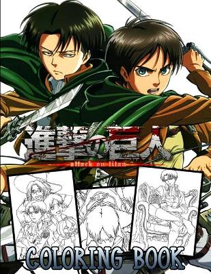 Book cover for Attack On Titan Coloring Book