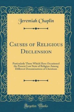 Cover of Causes of Religious Declension