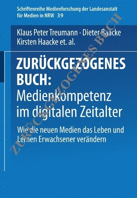 Book cover for Medienkompetenz im digitalen Zeitalter