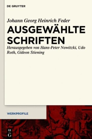 Cover of Ausgewahlte Schriften