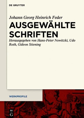 Cover of Ausgewahlte Schriften