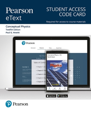 Book cover for Pearson eText Conceptual Physics -- Access Card