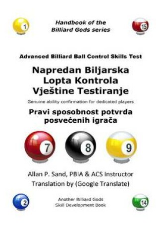 Cover of Advanced Billiard Ball Control Skills Test (Croatian)