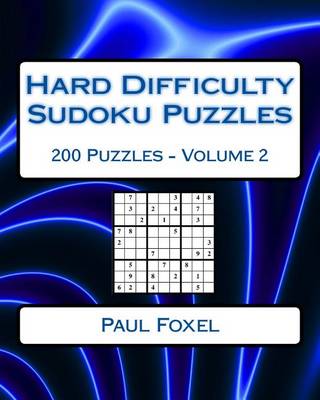 Cover of Hard Difficulty Sudoku Puzzles Volume 2