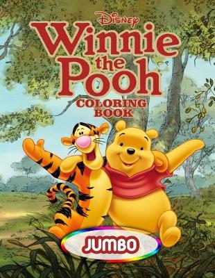 Book cover for Winnie the Pooh Jumbo Coloring Book