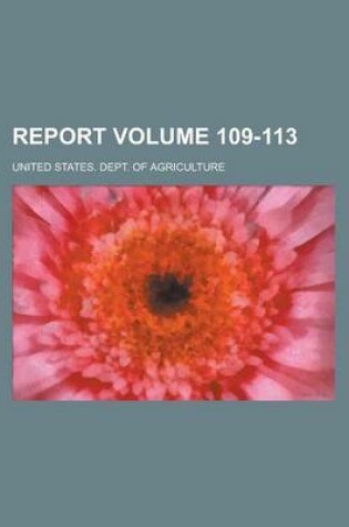 Cover of Report Volume 109-113