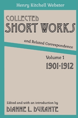 Book cover for Collected Short Works and Related Correspondence Vol. 1