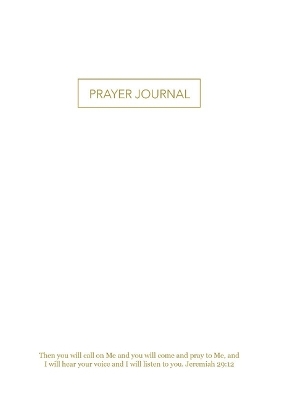 Book cover for Prayer Journal