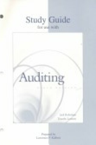 Cover of Auditing: Study Guide