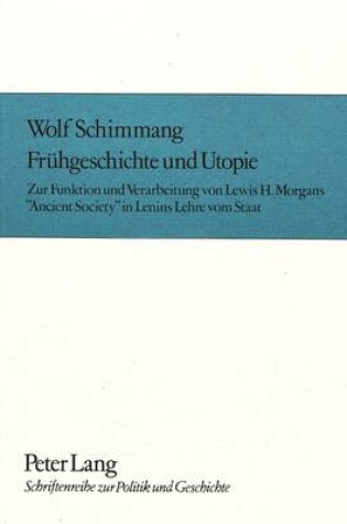 Cover of Fruehgeschichte Und Utopie